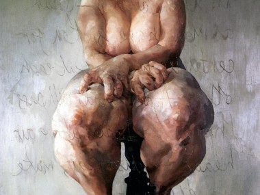 Jenny Saville – Propped, 1992, Oil on canvas, 213.4 x 182.9 cm