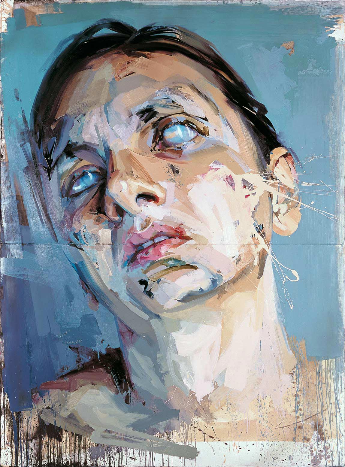 Jenny Saville – Rosetta 2, 2005-2006, Oil on paper laid on board, 249 x 185 cm