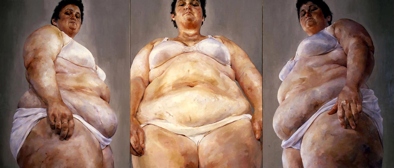 Jenny Saville – Strategy, oil on canvas