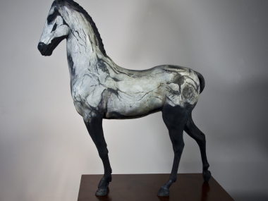 Neil Clifford – Spirit Within – Sculpture – Plaster on Stainless Steel