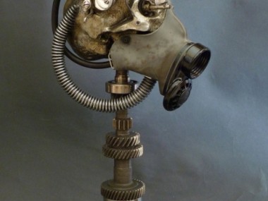 Gonzal – Sculptures steampunk crânes – hommes augmentés