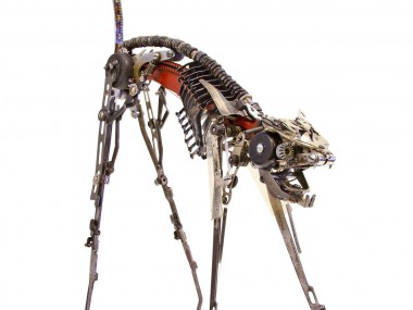 Jeremy Mayer – Cat XXI – Typewriter parts – 20 x 30 x 50 cm – 2014