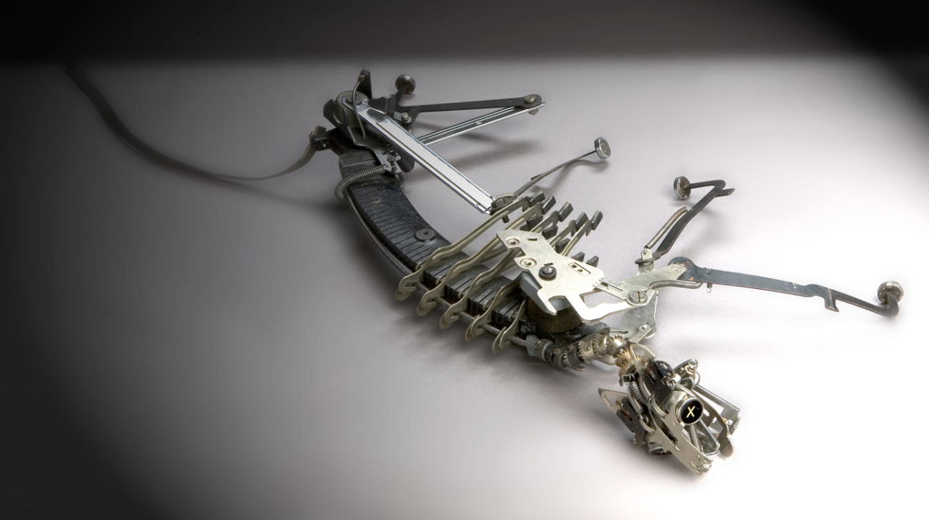 Jeremy Mayer – Cat – Typewriter part sculpture