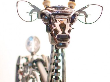 Jeremy Mayer – Typewriter assemblage sculpture – Deer III. 2010