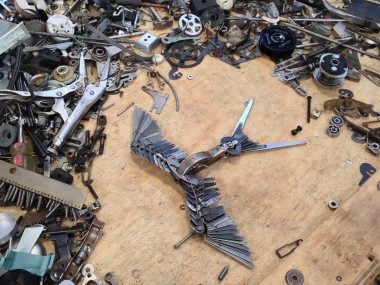 Jeremy Mayer – Typewriter assemblage sculpture