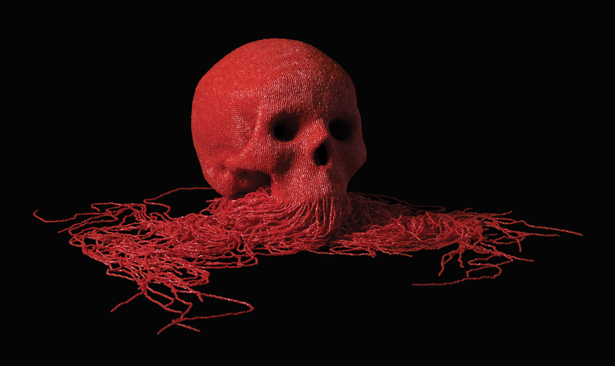 Jim skull – Sculptures perles/corail 2013 / www.jim-skullgallery.com