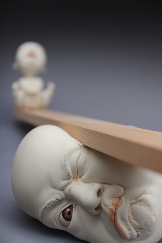 Johnson Tsang – Sculpture « We Luv U Dad! »