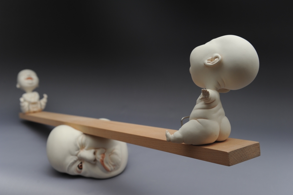 Johnson Tsang – Sculpture « We Luv U Dad! »