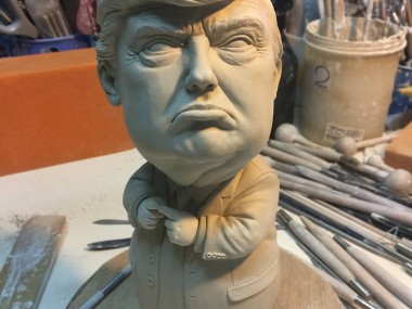 Johnson Tsang – Trump sculpture – The other side of the president