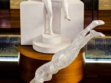 Installation sculptures ESAAT roubaix musee piscine