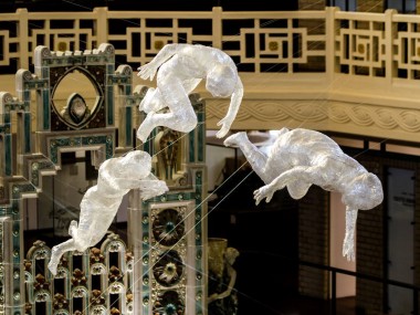 Installation sculptures ESAAT roubaix musee piscine