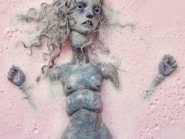 Emilie Steele Art doll’s – Blue – Treat me Pink – Handmade Art Doll
