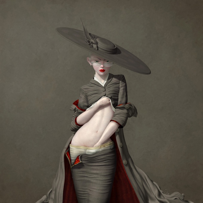 Ray Caesar – Digital art – Self examination