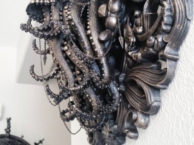 Cam Rackam – Sculptures – Detail shot of Blind Cthulhu