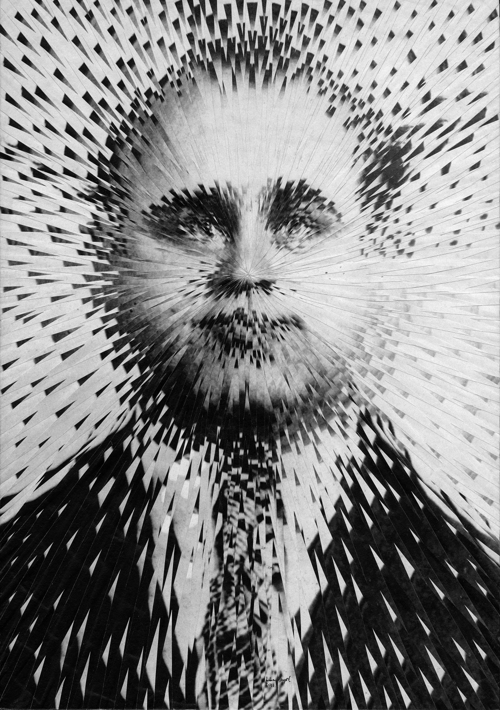 Lola Dupré – Paper collage – Al Capone