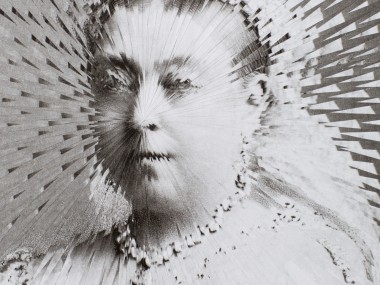 Lola Dupré – Paper collage – Exploding Queen Victoria, 29x21cm
