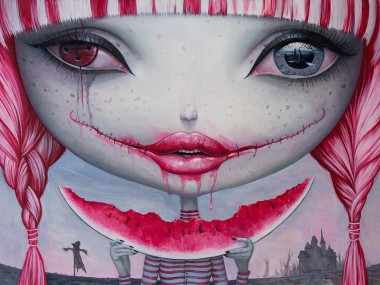 Adrian Borda – Haunting lust – oil on canvas 50 x 70 cm