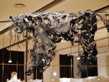 Nahoko Kojima – Paper cut art – Cloud Leopard