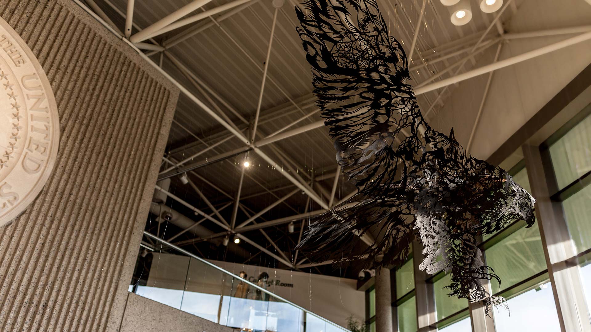 Nahoko Kojima – Paper cut art –  Eagle