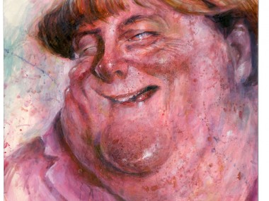 Frank Hoppmann – caricature satirique – Angela Merkel