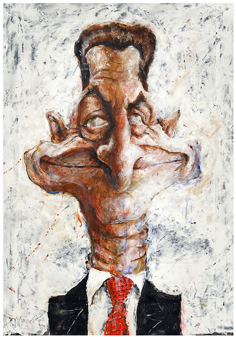 Frank Hoppmann – caricature satirique – Nicolas Sarkozy
