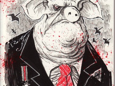 Ben Templesmith – Animal farm Orwell illustration