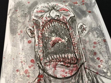 Ben Templesmith #zombie #walkingdead sketchcover