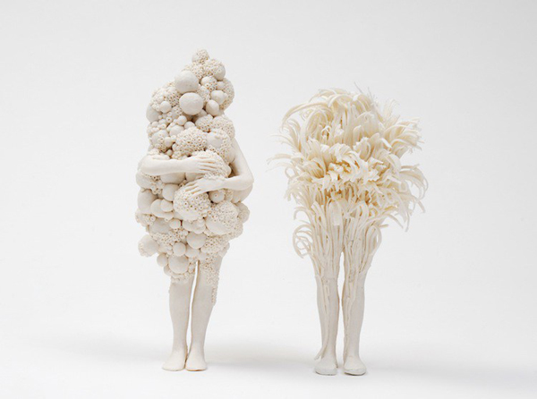 Claudia Fontes – Sculptures porcelain