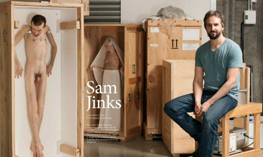 sam jinks – sculptor portrait