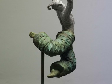 CODERCH & MALAVIA, The faun, 73 x 25 x 20 cm, Bronze