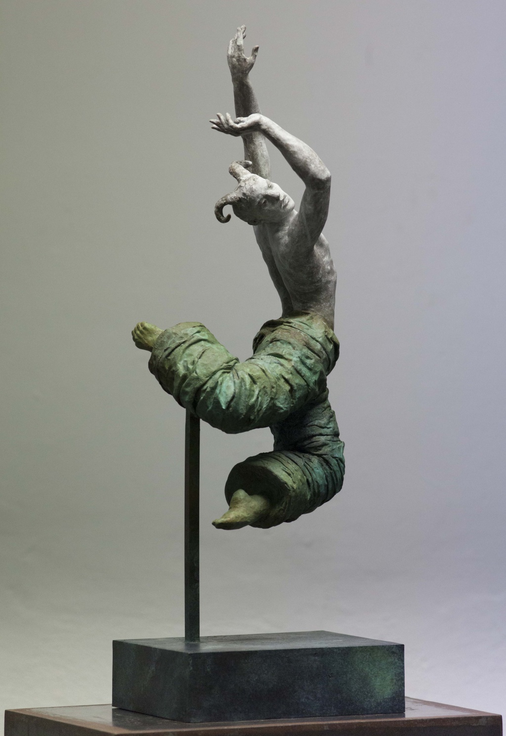 CODERCH & MALAVIA, The faun, 73 x 25 x 20 cm, Bronze