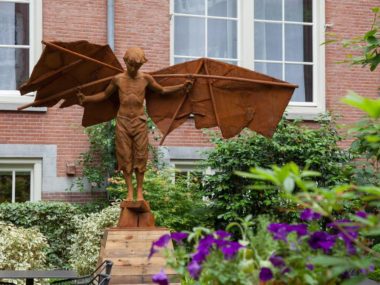 Coderch & Malavia, Sculptors – Learning to Fly, life size. Bronze.