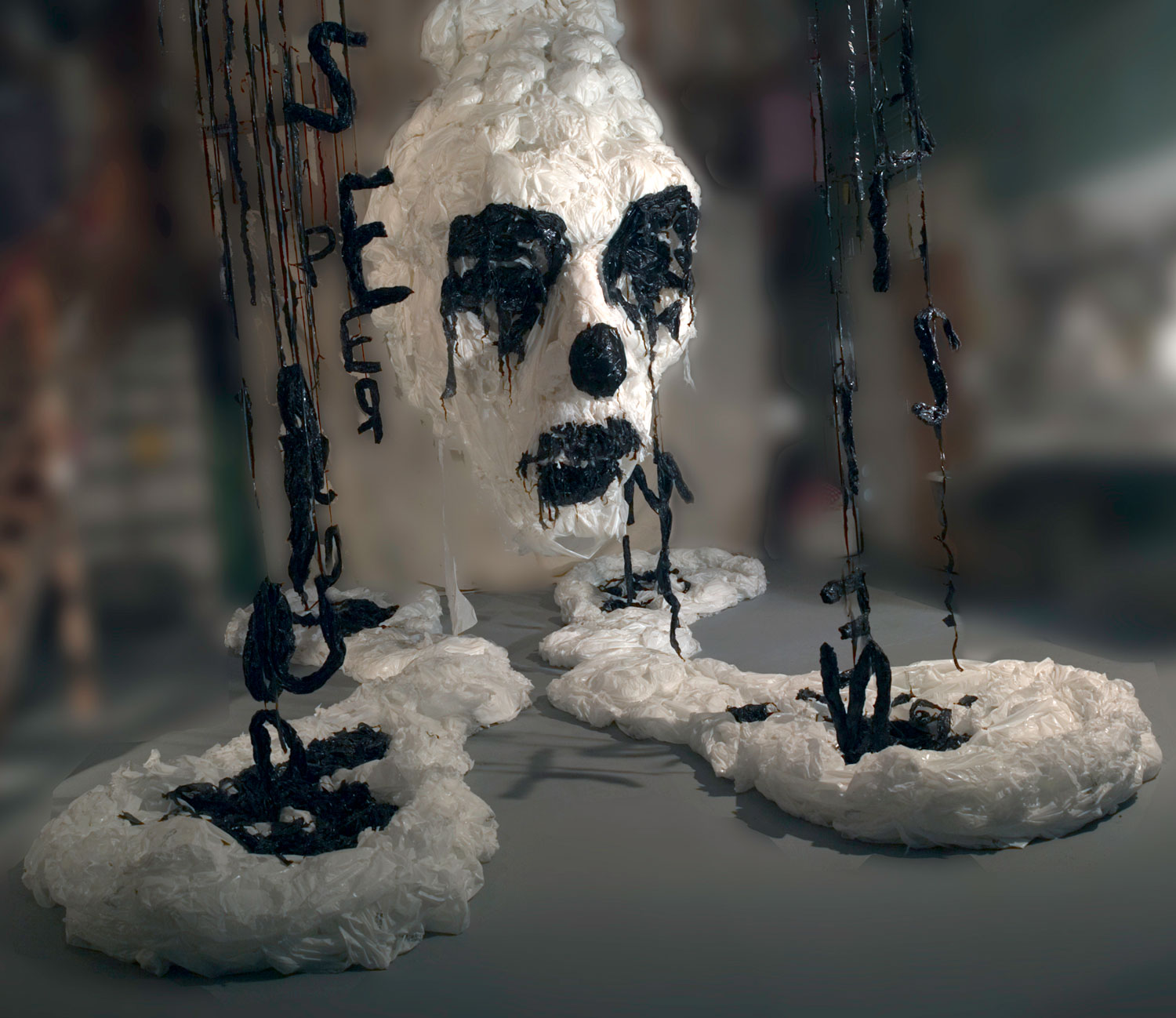 Plastic Bag Sculptures – Khalil Chishtee – In the pursuit of spirituality 2006