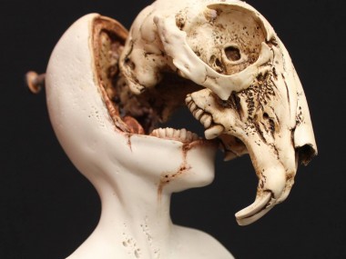 Emil Melmoth, Sculptures – Chasing rabbits drowned in formaldehyde