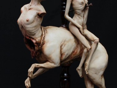 Emil Melmoth, Sculptures – Alice in Morgueland (formaldehyde journey)