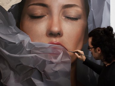 Mike Darkas – Hyper realistic paintings portrait #oil #painting