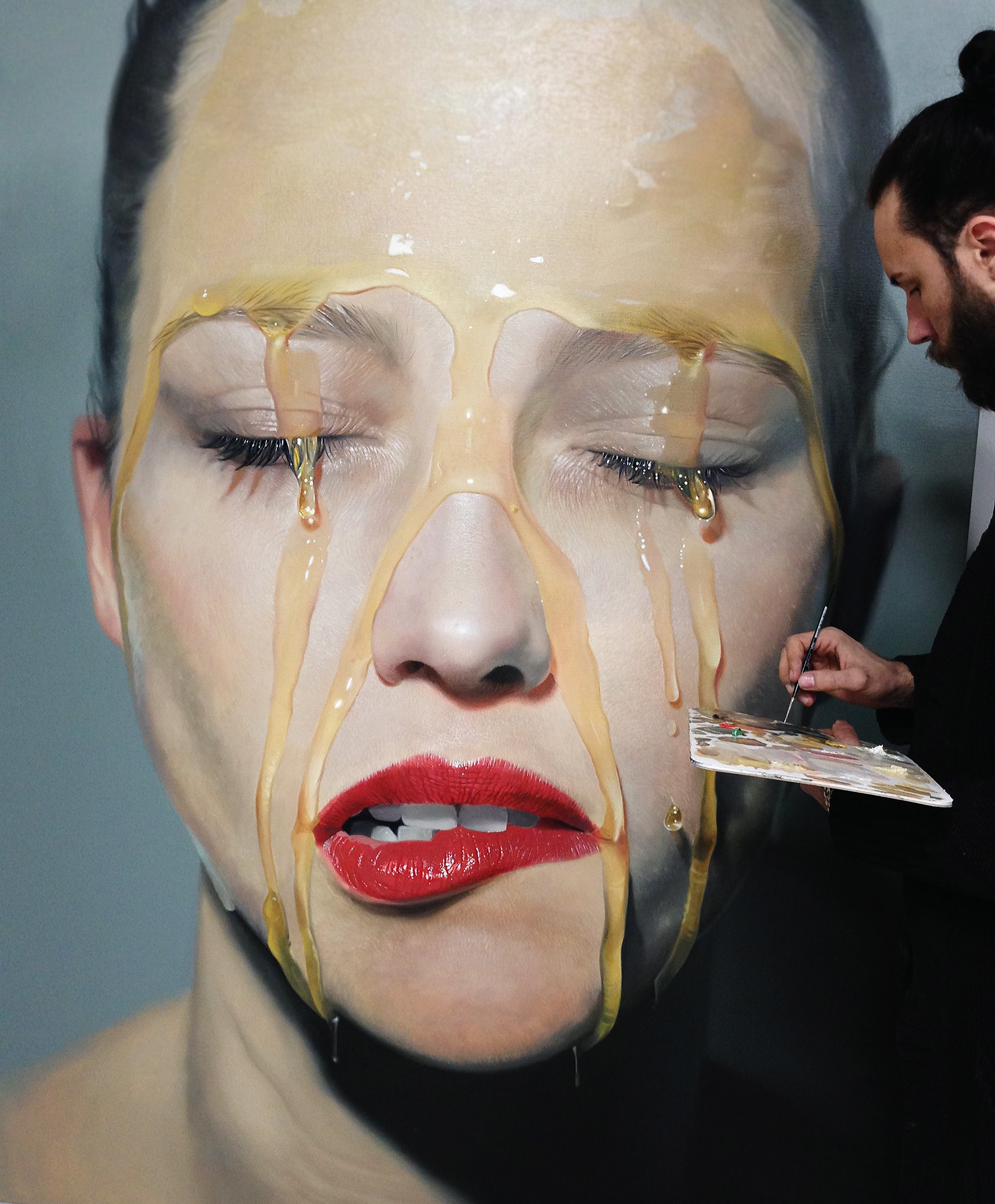 Mike Darkas – Hyper-realistic paintings portrait