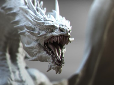keita okada, Digital sculptor – Dragon