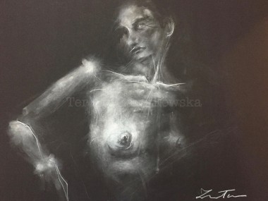 Ter Ars Zawitkowska – Charcoal and pastel on paper