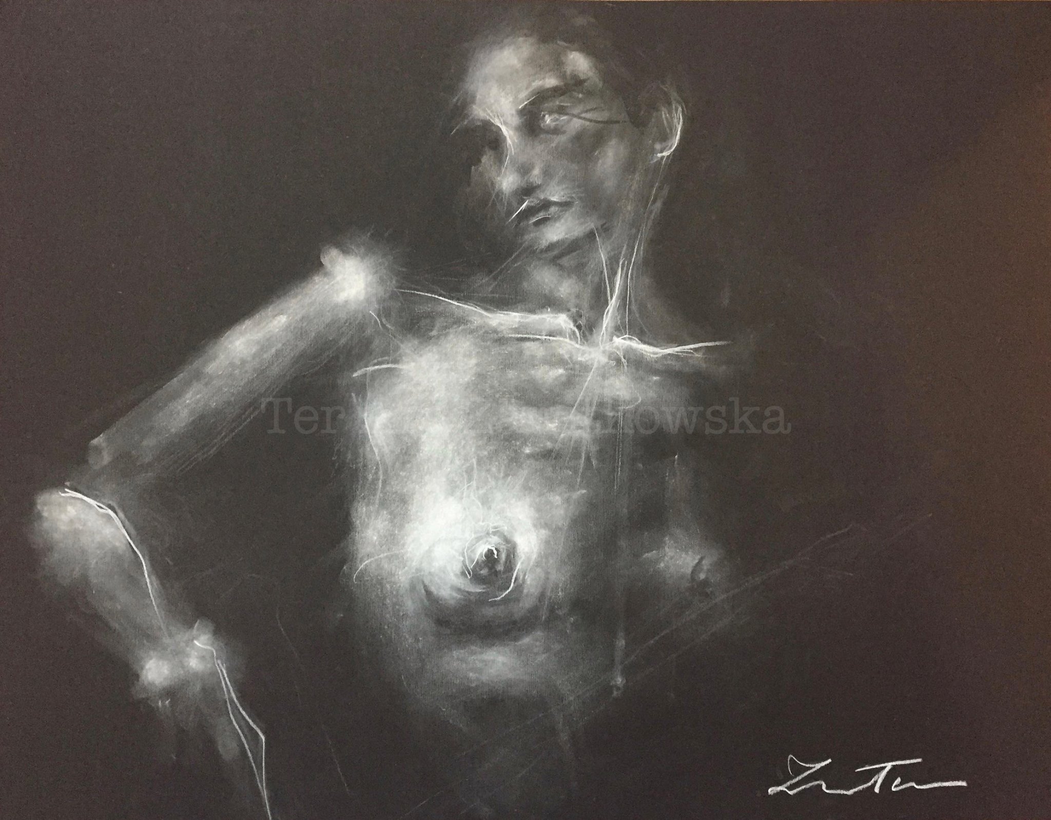 Ter Ars Zawitkowska – Charcoal and pastel on paper