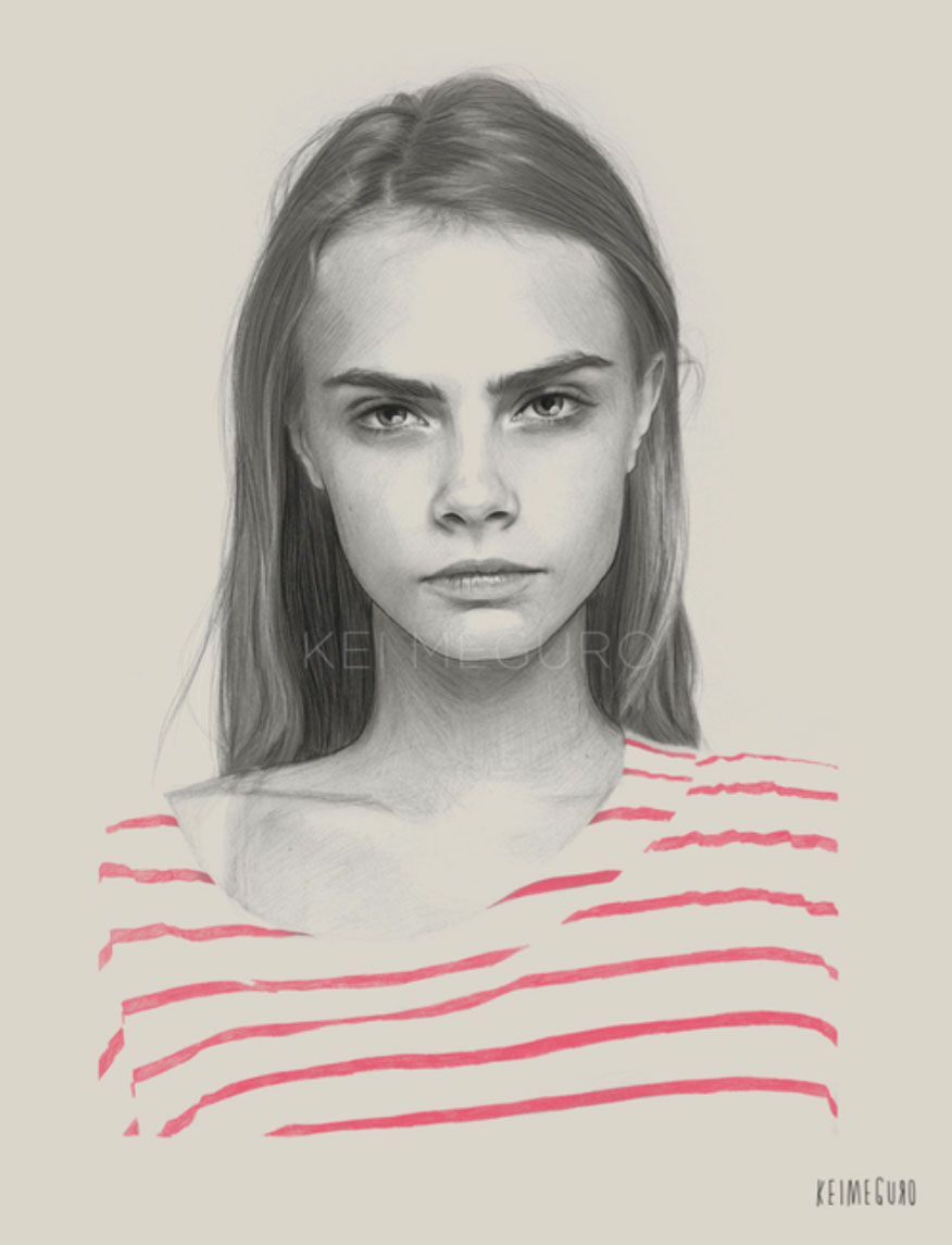 Kei Meguro drawing #art – Cara II