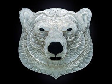 Patrick Cabral – papercuts Art – Bear