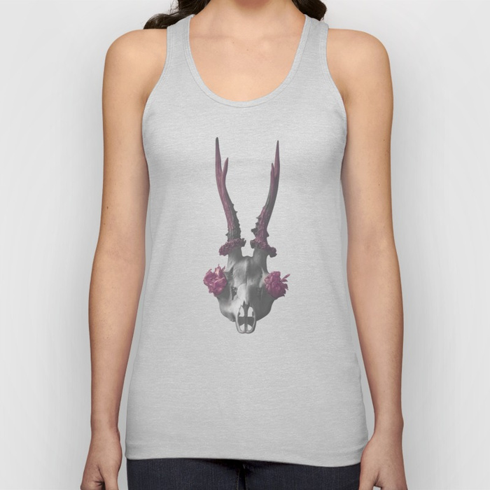 Deer- skull tee shirt woman society6