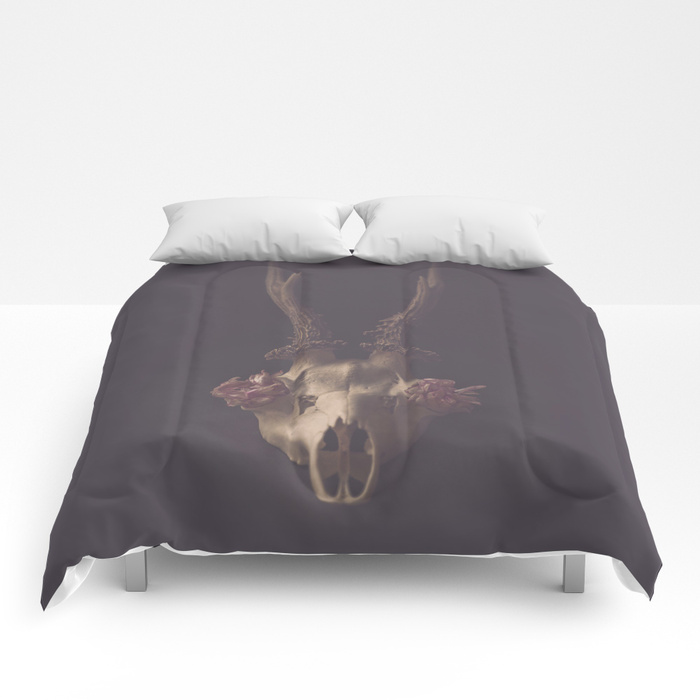 deer-skull-still-life comforters