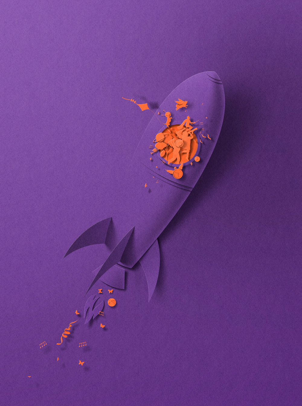 Eiko Ojala – Digital art illustration – Wellington Summer