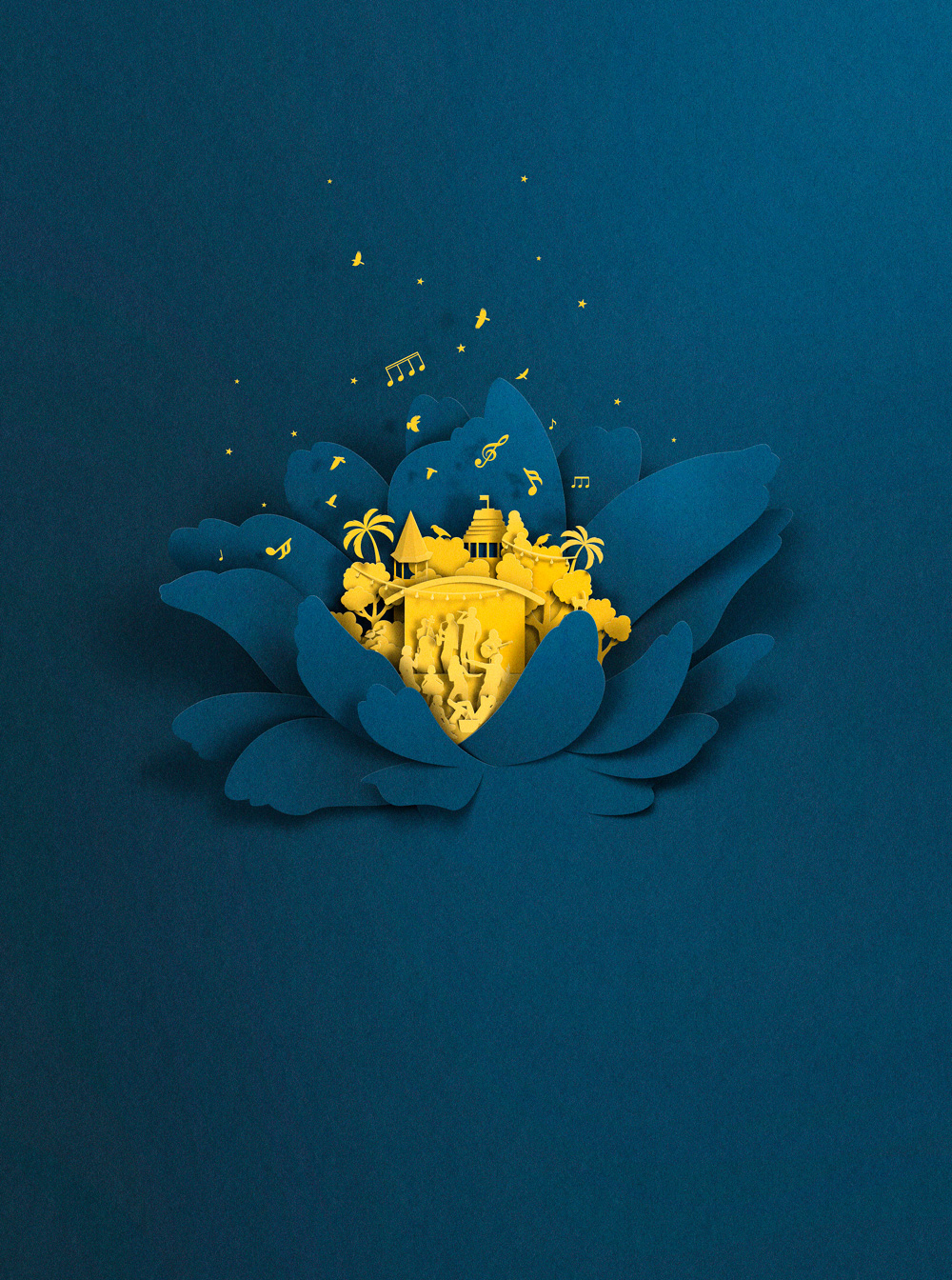 Eiko Ojala – Digital art illustration – Wellington Summer