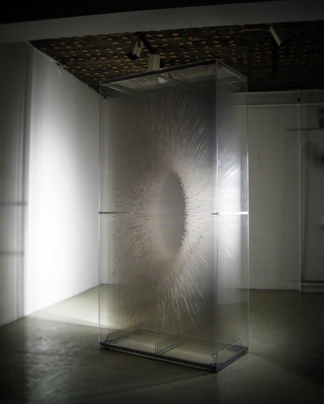 Emergence of Perception by David Spriggs. Painted layered transparencies. 2008