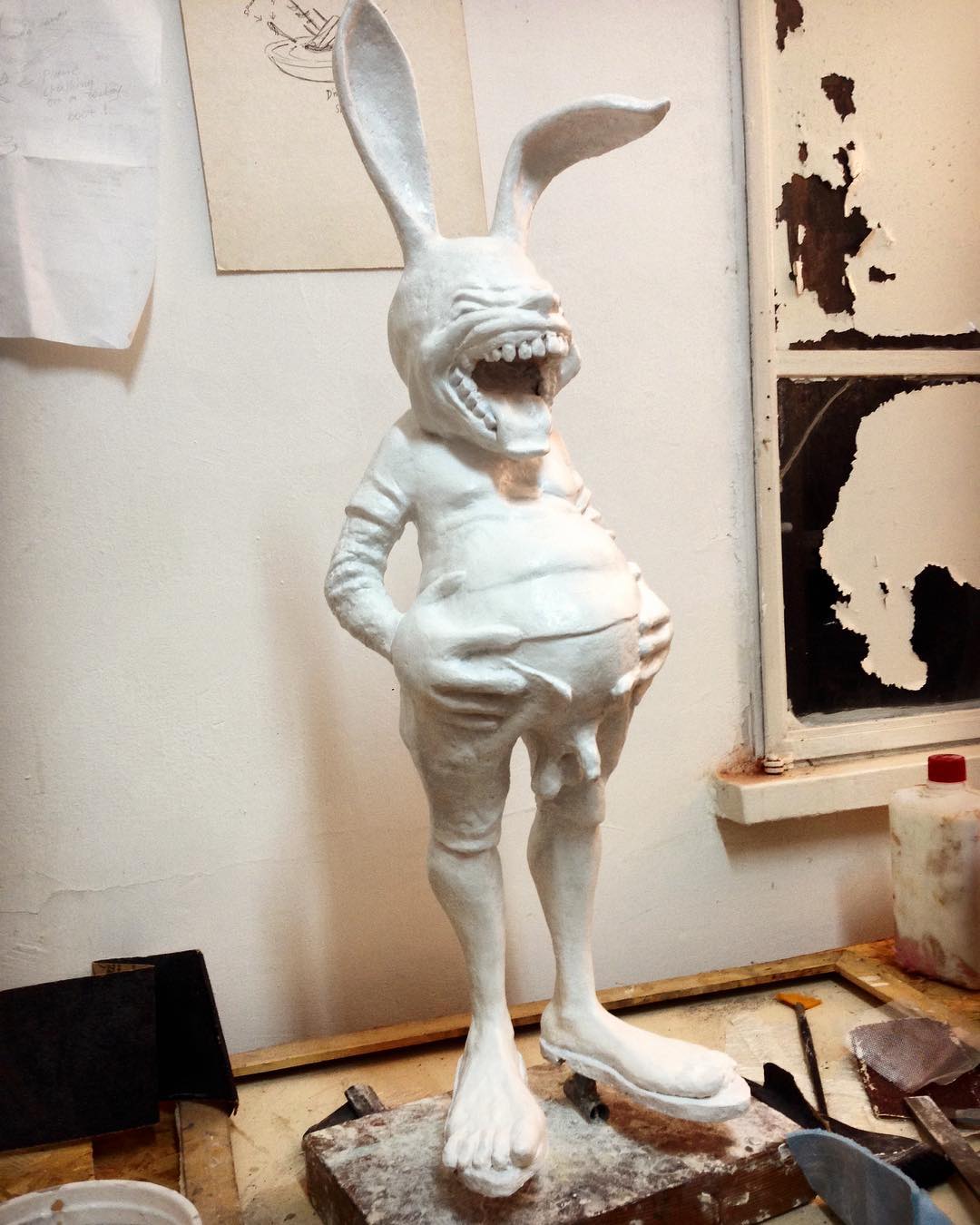 Costa Magarakis – Sculpture Bunny WIP