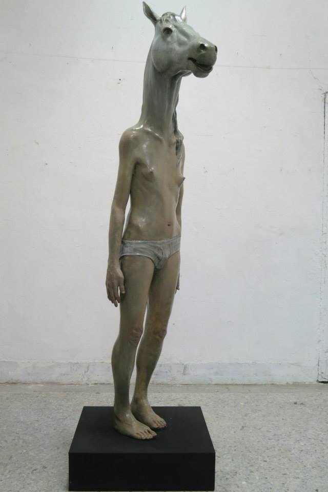 Bran Lin Sculptures – Gelding, 197 x 56 x 42 cm – 2013