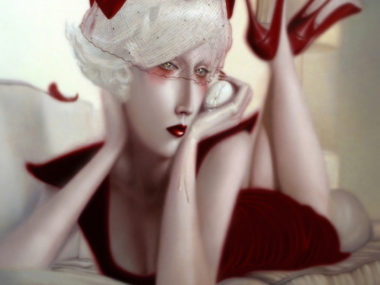 Troy Brooks, Between The boys and the Bees, painting oil